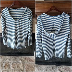 Gap Striped Top hoodie sweatshirts size M